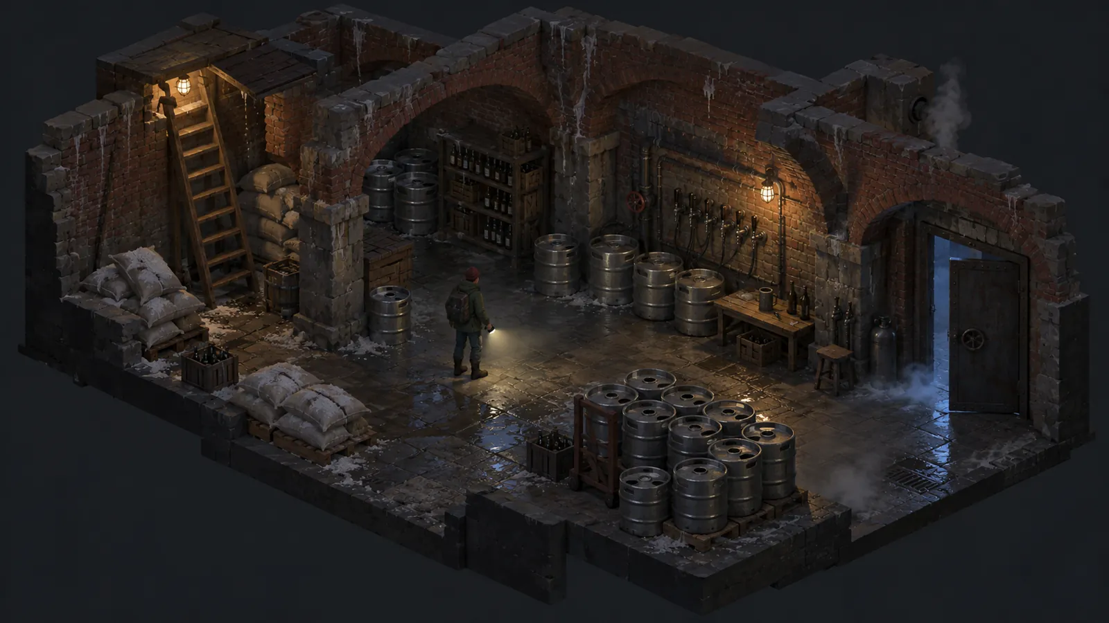 Concept art: the cellar